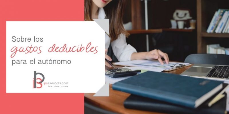 gastos deducibles para el autónomo